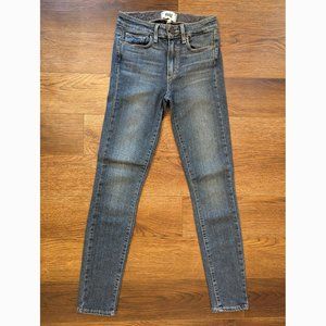 PAIGE Skinny Ankle Jean 24 Faded Blue